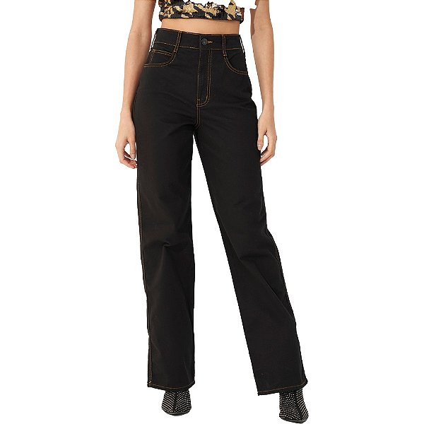 Calça Sarja Colcci Juliette OU23 Preto Feminino