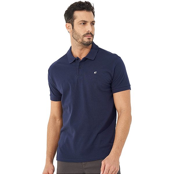 Camisa Polo Colcci Logo OU23 Marinho Masculino