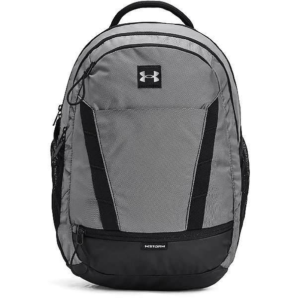 Mochila Under Armour Hustle Signature Cinza 25 Litros