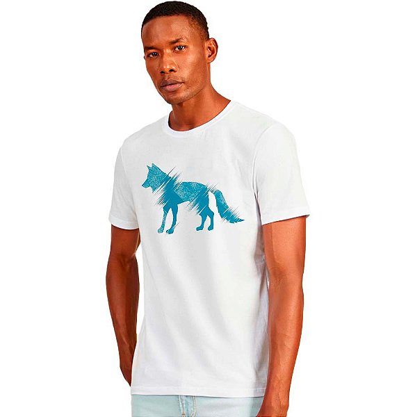 Camiseta Acostamento Big Wolf IN23 Branco Masculino