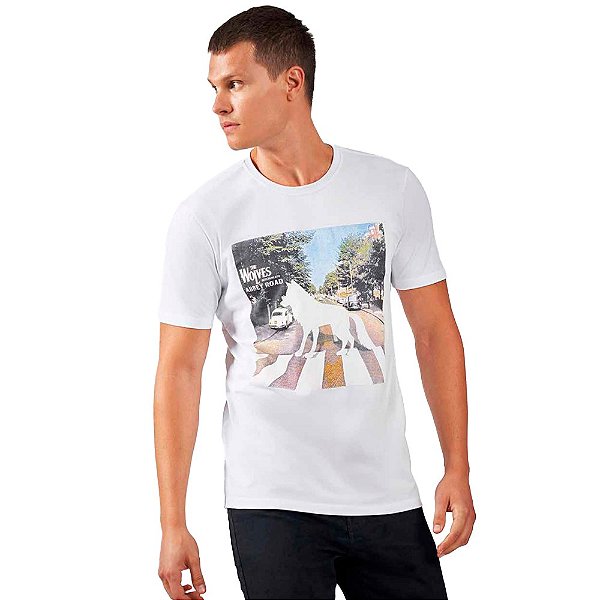 Camiseta Acostamento Abbey Road IN23 Branco Masculino