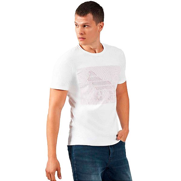 Camiseta Acostamento Lines IN23 Off White Masculino