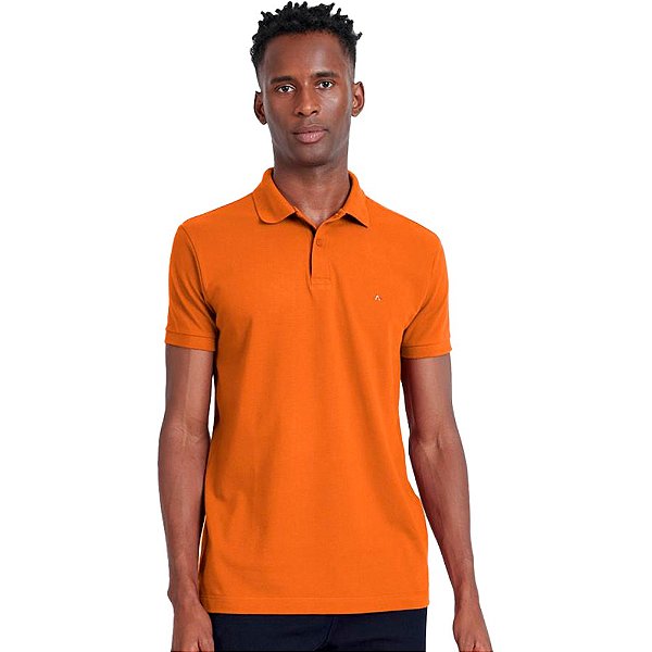 Camisa Polo Aramis Detalhe Interno IN23 Laranja Masculino