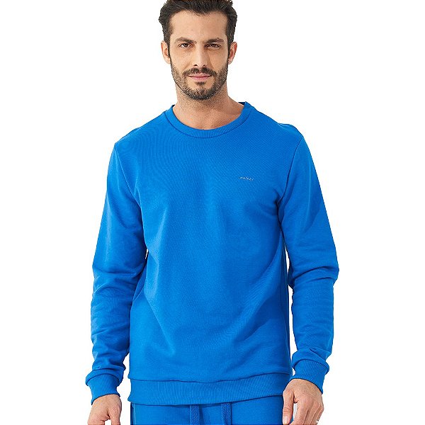 Moletom Colcci Basic OU23 Azul Masculino