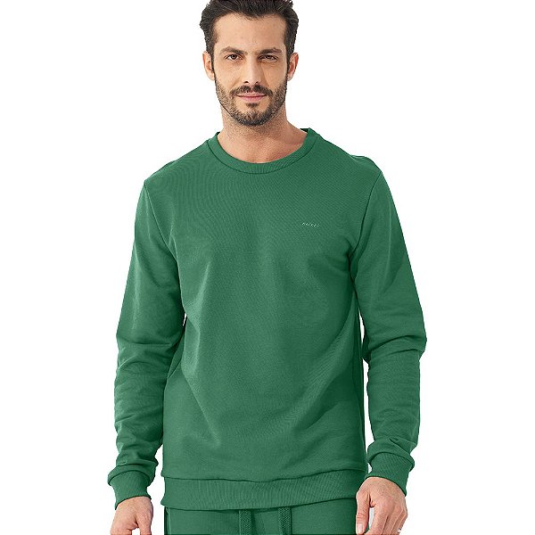 Moletom Colcci Basic OU23 Verde Masculino