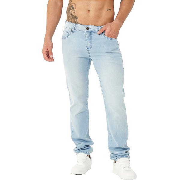 Calça Jeans Colcci Alex Slim O23 Azul Masculino