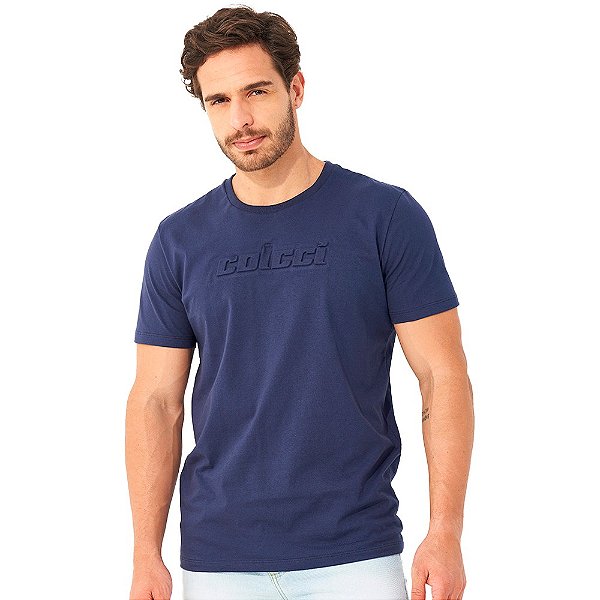Camiseta Colcci Center OU23 Marinho Masculino