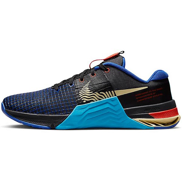 Tênis Nike Metcon 8 Preto e Azul Masculino - Attemporal Boutique