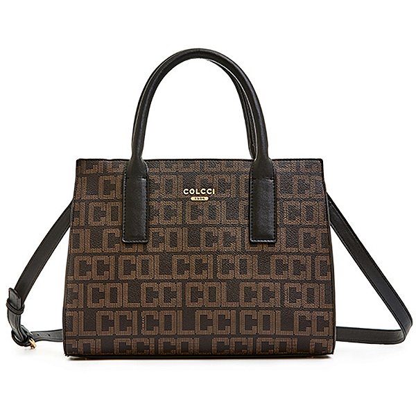 Bolsa Tote Colcci Monograma IN23 Cafe Feminino