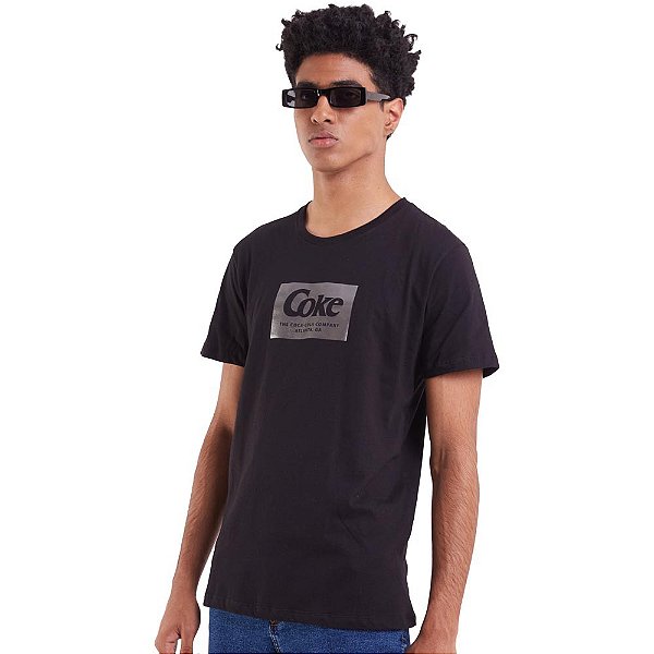 Camiseta Coca Cola Shape IN23 Preto Masculino