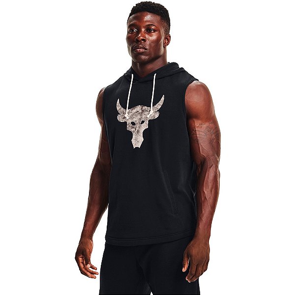 Moletom Under Armour Project Rock Training Preto Masculino