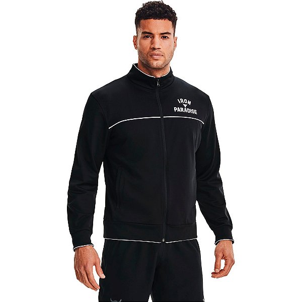 Jaqueta Under Armour Project Rock Knit Preto Masculino