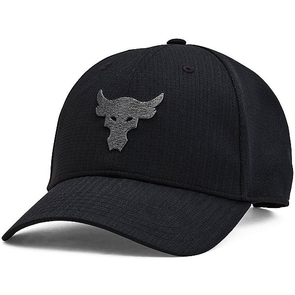 Boné Trucker Under Armour Project Rock Preto Masculino