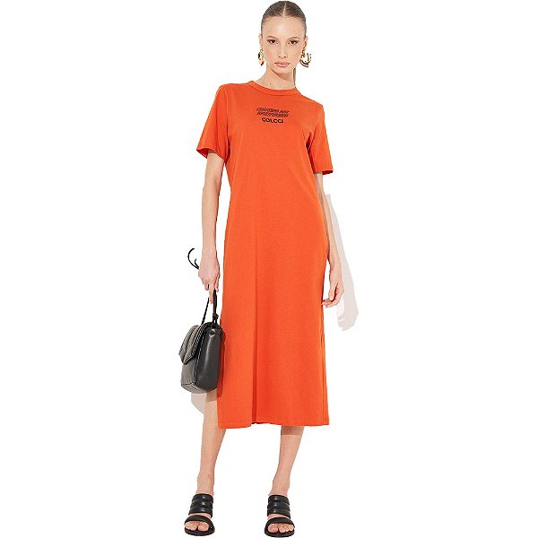 Vestido Colcci IN23 Dress Laranja Feminino