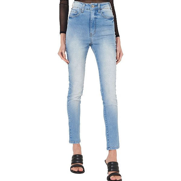 Calça Jeans Colcci Bruna Stretch Fog IN23 Azul Feminino