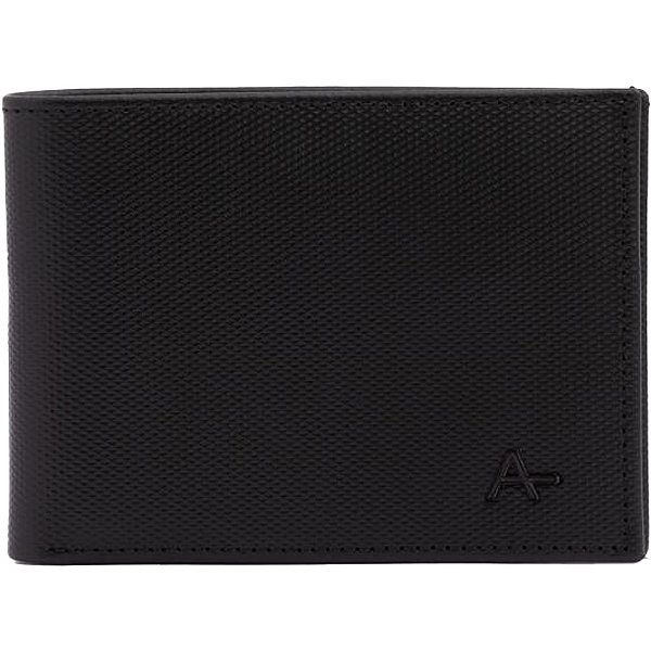 Carteira Couro Aramis Micro Estampa IN23 Preto Masculino