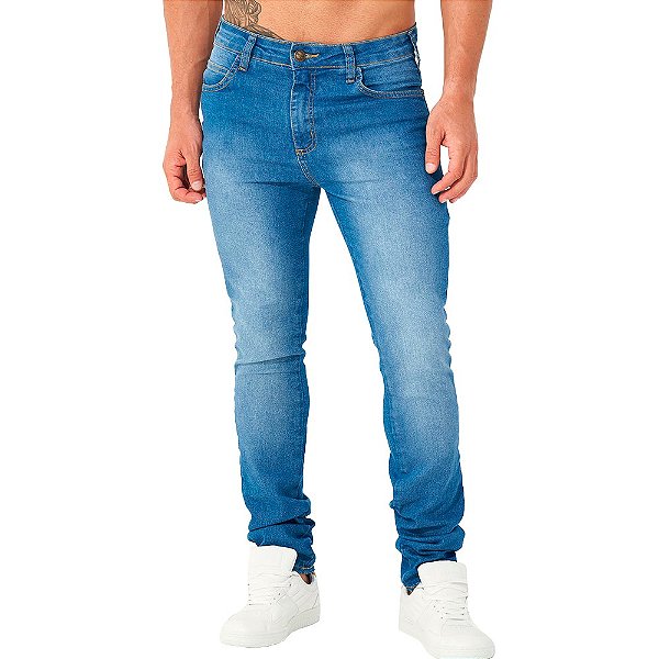 Calça Jeans Colcci Skinny Felipe OU23 Azul Claro Masculino