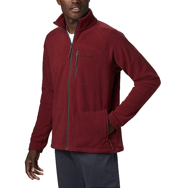 Jaqueta Columbia Fleece Fast Trek 2 Vermelho Masculino