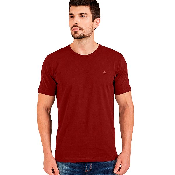 Camiseta Forum New Slim IN23 Vermelho Masculino