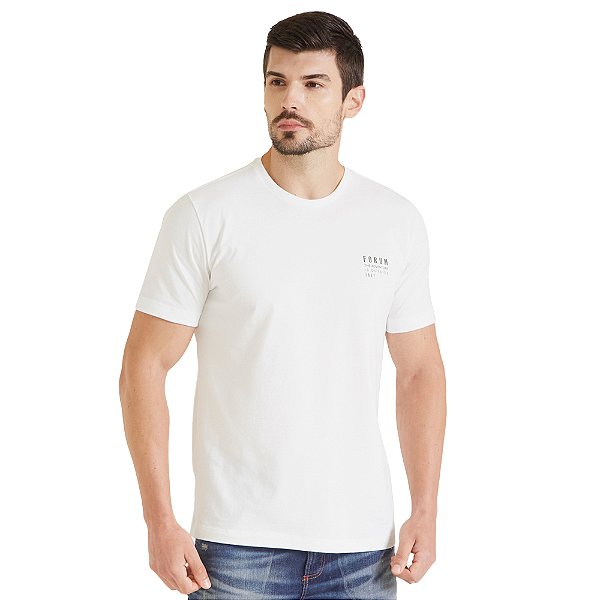Camiseta Forum Slim Off White IN23 Masculino