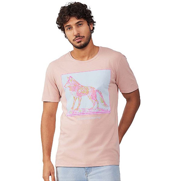Camiseta Acostamento Maps IN23 Rosa Masculino