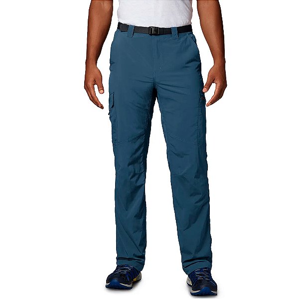 Calça Cargo Columbia Silver Ridge Azul Masculino