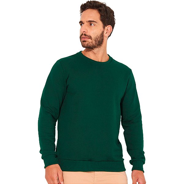 Moletom Colcci Slim IN23 Verde Masculino