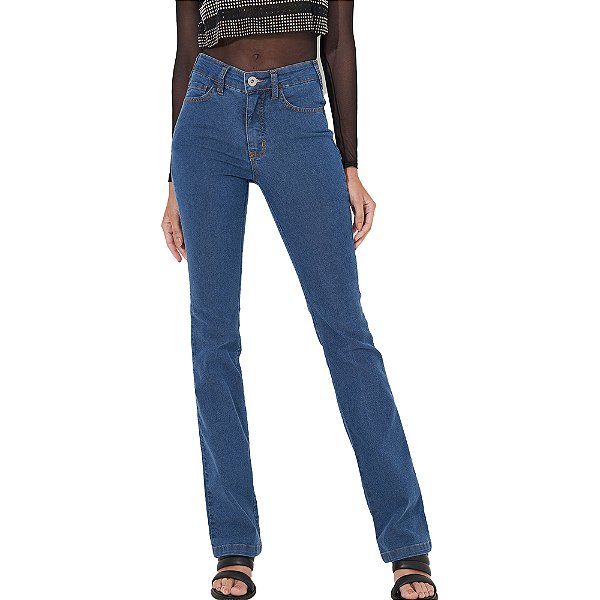Calça Jeans Colcci Bia Reta IN23 Azul Feminino