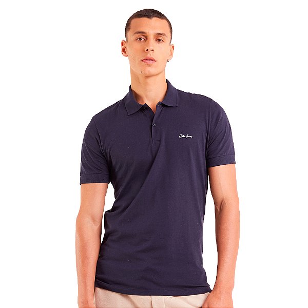 Camisa Polo Coca Cola Basic IN23 Marinho Masculino