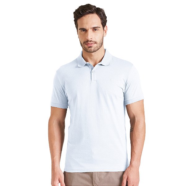 Camisa Polo Forum Basic Logo IN23 Branco Masculino