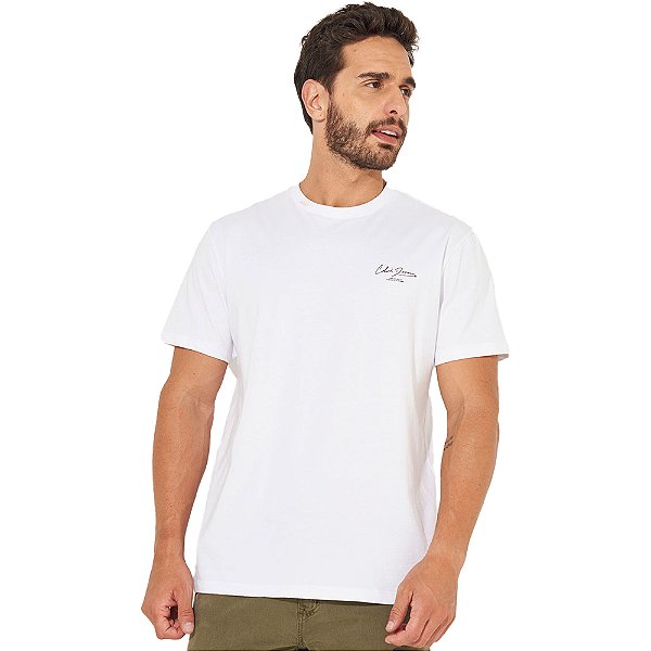 Camiseta Colcci Flower IN23 Branco Masculino