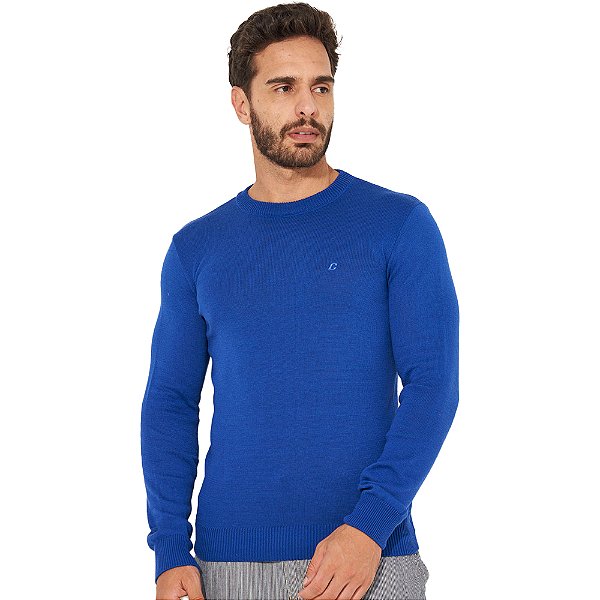 Suéter Tricô Colcci Slim IN23 Azul Masculino
