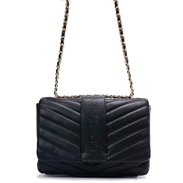 Bolsa Easy Lança Perfume Tote Preto Feminino