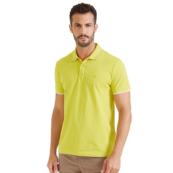 Camisa Polo Forum Muscle IN23 Verde Brava Masculino