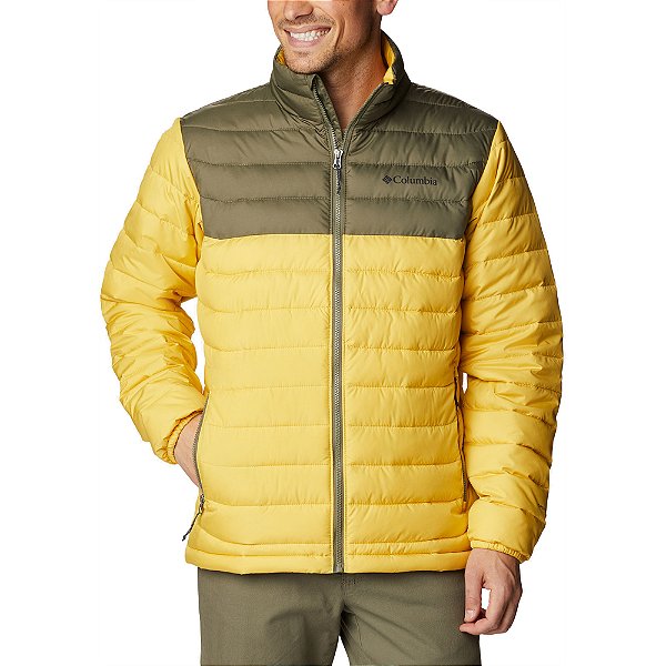 Jaqueta Columbia Powder Lite Amarelo Masculino