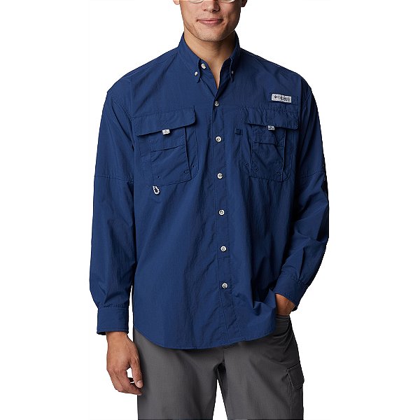 Camisa Columbia Bahama 2 Marinho Masculino