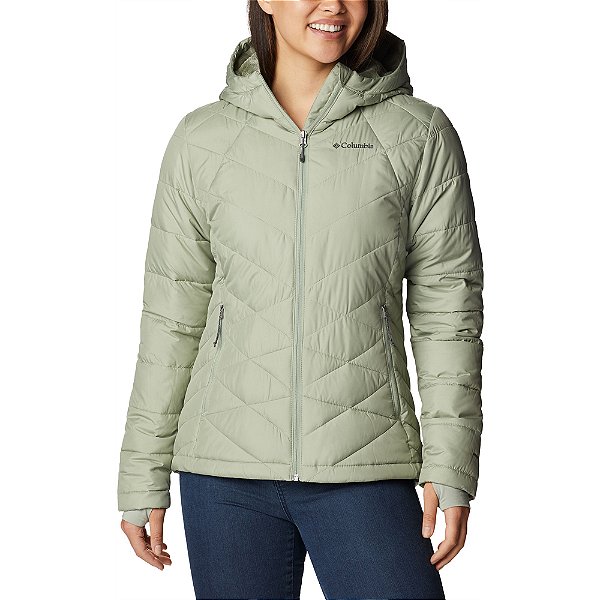 Jaqueta Columbia Heavenly Hooded Verde Feminino
