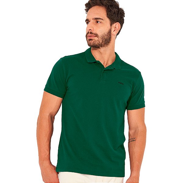 Camisa Polo Colcci Basic IN23 Verde Masculino