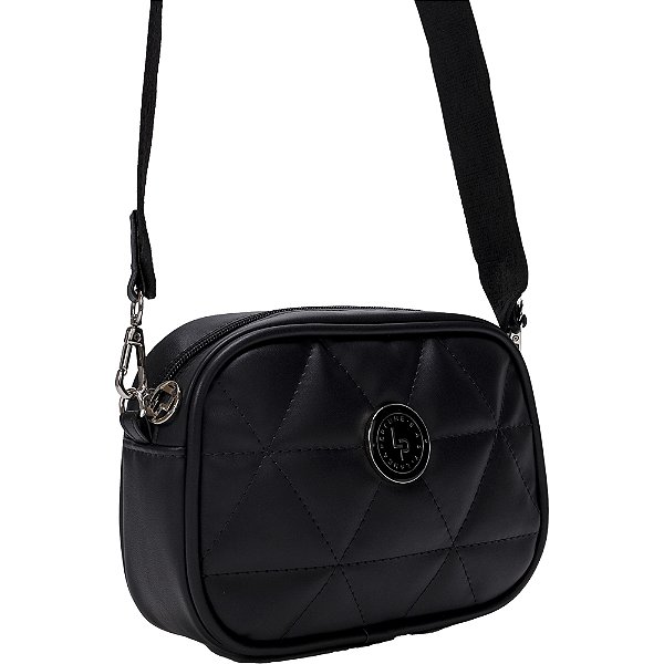 Bolsa Crossbody Easy Lança Perfume AI23 Preto Feminino