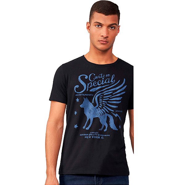 Camiseta Acostamento Special IN23 Preto Masculino