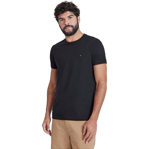 Camiseta Aramis Basic Friso IN23 Preto Masculino