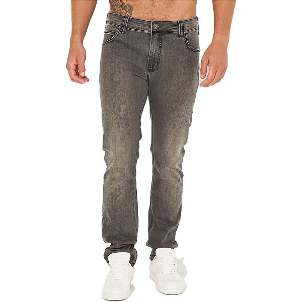 Calça Jeans Colcci John Reta IN23 Cinza Masculino