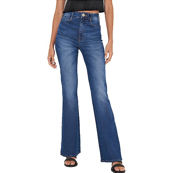 Calça Jeans Colcci Flare IN23 Azul Feminino