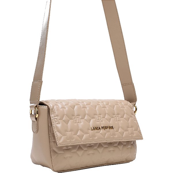 Bolsa Crossbody Lança Perfume Embossed AI23 Bege Feminino