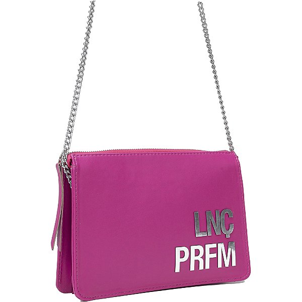 Bolsa Crossbody Lança Perfume Corrente AI23 Rosa Feminino