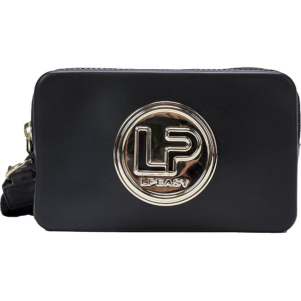 Bolsa Clutch Easy Lança Perfume Logo AI23 Preto Feminino