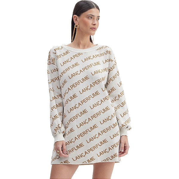 Vestido Lança Perfume Oversized AI23 Off White Feminino