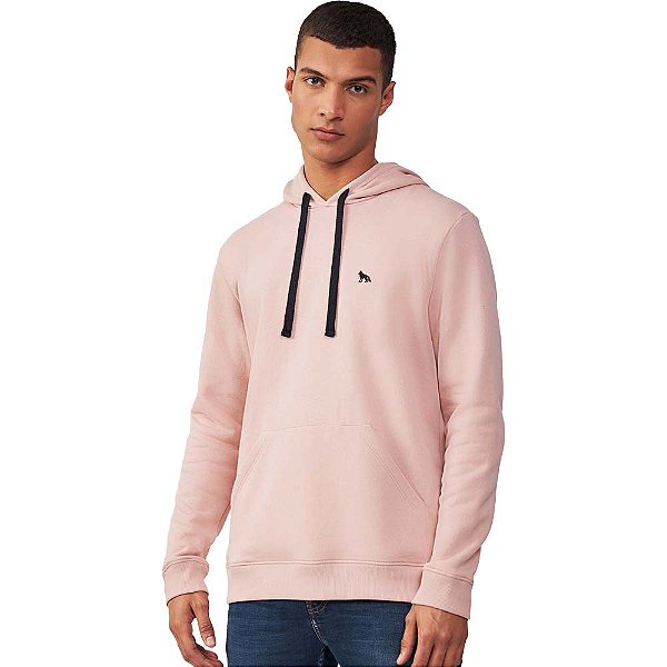 Moletom Acostamento Wolf IN23 Rosa Cha Masculino