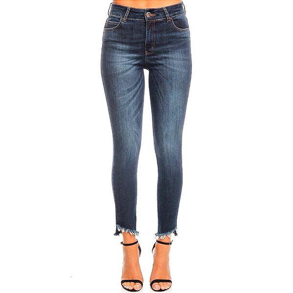 Calça Jeans Colcci Bruna Stretch Detail Azul Feminino