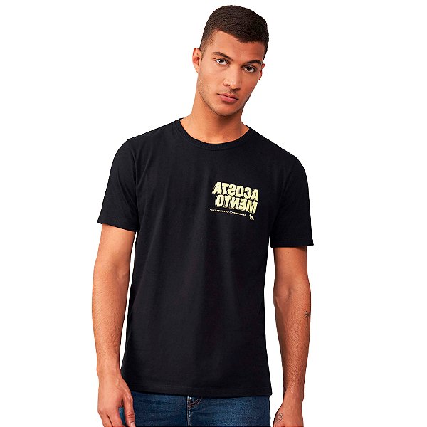 Camiseta Acostamento Concept IN23 Preto Masculino